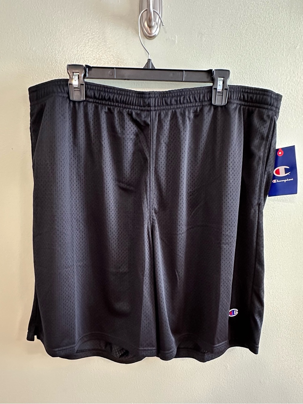 Champion Black Men's Athletic Mesh Shorts